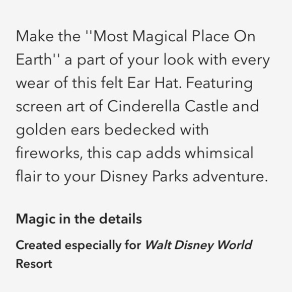 Walt Disney World Cinderella Castle Mickey Ears - Picture 4 of 11